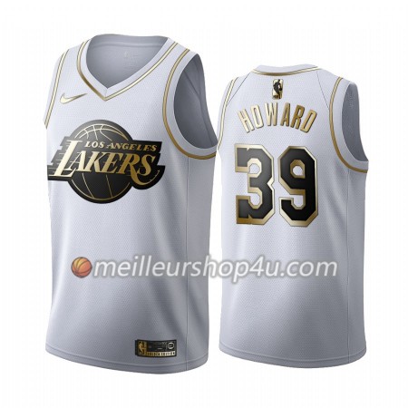 Maillot Basket Homme Los Angeles Lakers Dwight Howard 39 2019-20 Nike Blanc Golden Edition Swingman